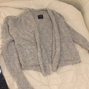 Gray Abercrombie & Fitch Cardigan